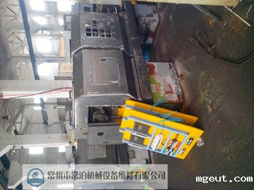 正在改造的数控车